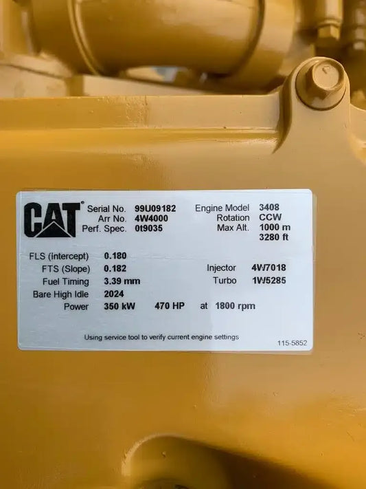 Caterpillar 3408 Engine