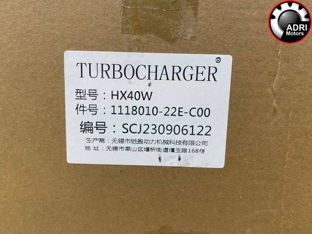 Купити Турбокомпресор FAW J6 CA6DL 1118010-22E-C00, 1118010-36D HX40W