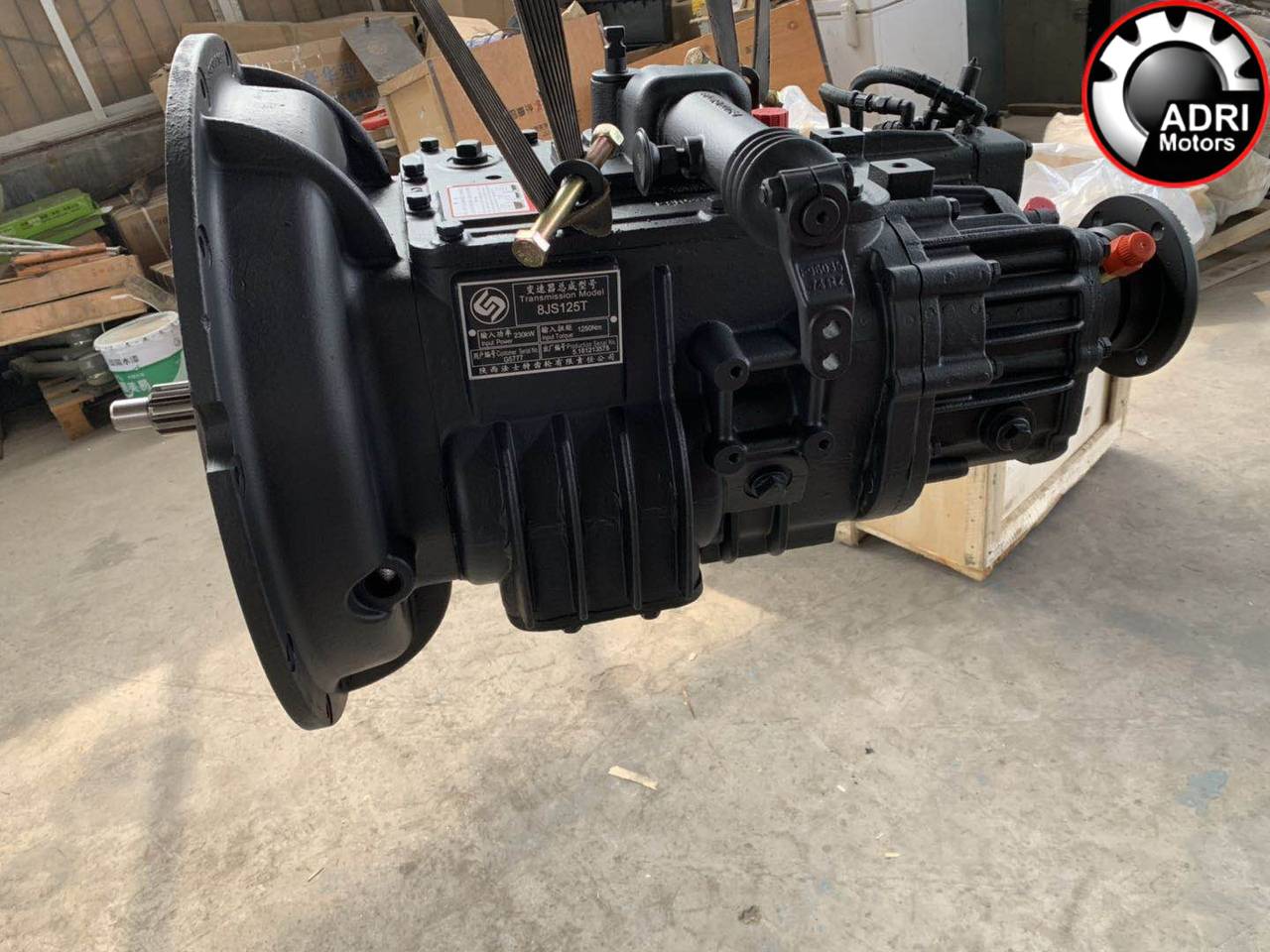 Коробка передач автокрана XCMG 8JS125T (QY25K5-1, QY25K5S, QY30K5)