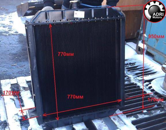 Радіатор охолодження 800101763 / XGSX01-07 для XCMG LW300F (Yuchai 6B125)