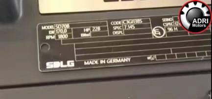 Двигун SD70B Deutz для екскаватора-навантажувача SDLG у повному комплекті